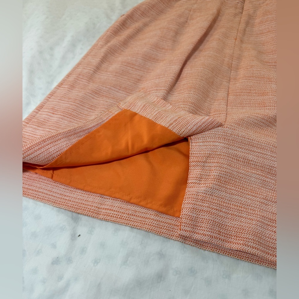 Banana Republic Peach Belted Midi Dress - Picture 7 of 8
